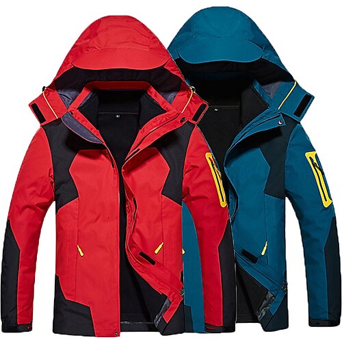 Men's Hiking Softshell Jacket Hiking 3-in-1 Jackets Hiking Fleece Jacket Polar Fleece Cotton Winter Outdoor Thermal Warm Waterproof Windproof Resistance Jacket Coat Top Skiing Camping / Hiking Fishing
Men's Hiking Softshell Jacket Hiking 3-in-1 Jackets Hiking Fleece Jacket Polar Fleece Cotton Winter Outdoor Thermal Warm Waterproof Windproof Resistance Jacket Coat Top Skiing Camping / Hiking Fishing