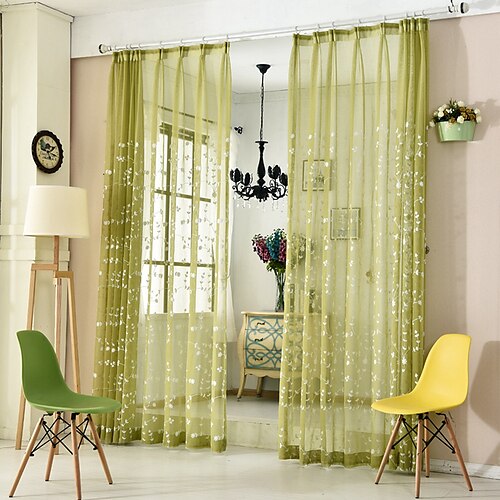 Two Panel Korean Pastoral Style Embroidered Window Screen Living Room Bedroom Dining Room Children's Room Study Semi-Transparent Screen Curtain
Two Panel Korean Pastoral Style Embroidered Window Screen Living Room Bedroom Dining Room Children's Room Study Semi-Transparent Screen Curtain