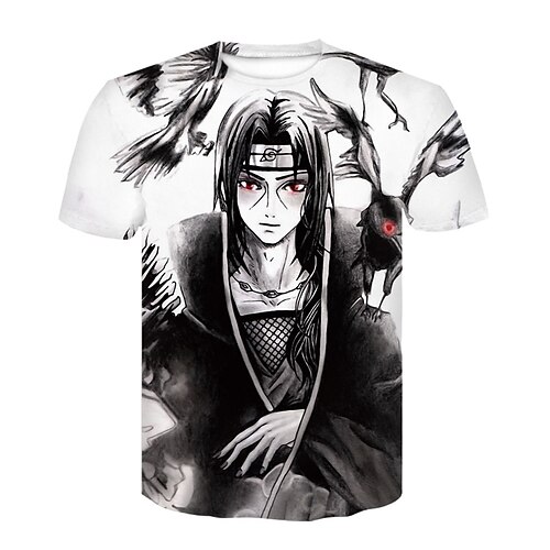 Naruto Akatsuki Uchiha Itachi Cosplay Costume T-shirt Anime 3D Printing Harajuku Graphic T-shirt T shirt For Men's Women's Adults' 3D Print Terylene
Naruto Akatsuki Uchiha Itachi Cosplay Costume T-shirt Anime 3D Printing Harajuku Graphic T-shirt T shirt For Men's Women's Adults' 3D Print Terylene