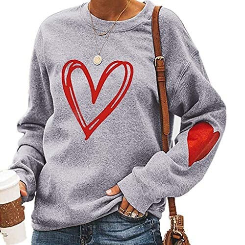 Women's Plus Size Tops Pullover Sweatshirt Hoodie Sweatshirt Graphic Heart Long Sleeve Round Neck Basic Valentine's Day Daily Polyester Fall Winter Navy Wine Red
Women's Plus Size Tops Pullover Sweatshirt Hoodie Sweatshirt Graphic Heart Long Sleeve Round Neck Basic Valentine's Day Daily Polyester Fall Winter Navy Wine Red