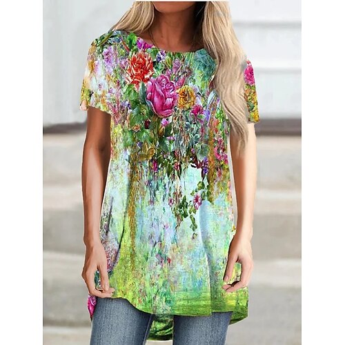 Women's T Shirt Dress Tee Dress Short Sleeve Tie Dye Spring Summer Casual Daily 2022 S M L XL XXL
Women's T Shirt Dress Tee Dress Short Sleeve Tie Dye Spring Summer Casual Daily 2022 S M L XL XXL