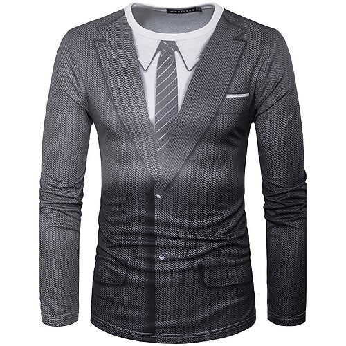 Hombre Camiseta Camisa Graphic Simulación Escote Redondo Negro / Blanco Blanco / Negro Negro Diario Deportes Manga Larga Estampado Ropa Ropa de calle
Hombre Camiseta Camisa Graphic Simulación Escote Redondo Negro / Blanco Blanco / Negro Negro Diario Deportes Manga Larga Estampado Ropa Ropa de calle