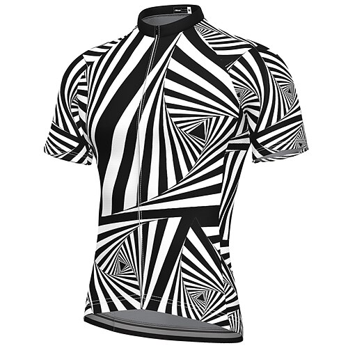 21Grams Men's Cycling Jersey Short Sleeve Bike Jersey Top with 3 Rear Pockets Mountain Bike MTB Road Bike Cycling Breathable Quick Dry Moisture Wicking Soft Black 3D Zebra Polyester Spandex Sports
21Grams Men's Cycling Jersey Short Sleeve Bike Jersey Top with 3 Rear Pockets Mountain Bike MTB Road Bike Cycling Breathable Quick Dry Moisture Wicking Soft Black 3D Zebra Polyester Spandex Sports