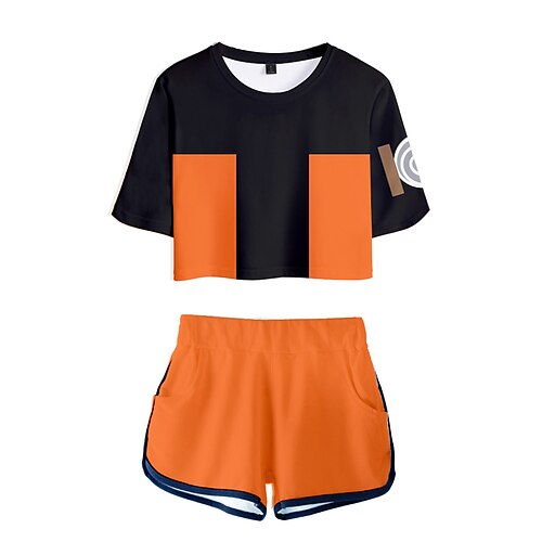 Naruto Traje Cosplay Roupa Blusinha Cropped 2 Peças Estampado Harajuku Calções Blusinha Cropped Para Homens Mulheres Adulto Terileno
Naruto Traje Cosplay Roupa Blusinha Cropped 2 Peças Estampado Harajuku Calções Blusinha Cropped Para Homens Mulheres Adulto Terileno