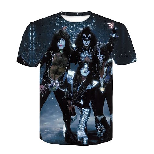 Men's T shirt Tee 3D Crew Neck Blue White Black 3D Print Casual Daily Short Sleeve Rivet Mesh Clothing Apparel / Summer / Summer
Men's T shirt Tee 3D Crew Neck Blue White Black 3D Print Casual Daily Short Sleeve Rivet Mesh Clothing Apparel / Summer / Summer
