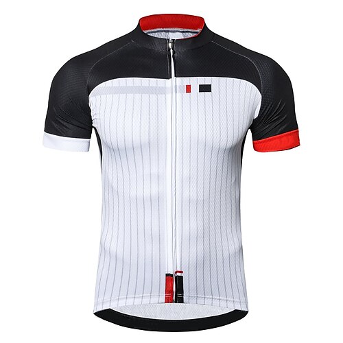21Grams Men's Cycling Jersey Short Sleeve Bike Jersey Top with 3 Rear Pockets Mountain Bike MTB Road Bike Cycling Breathable Quick Dry Moisture Wicking Soft Black White Polyester Spandex Sports
21Grams Men's Cycling Jersey Short Sleeve Bike Jersey Top with 3 Rear Pockets Mountain Bike MTB Road Bike Cycling Breathable Quick Dry Moisture Wicking Soft Black White Polyester Spandex Sports