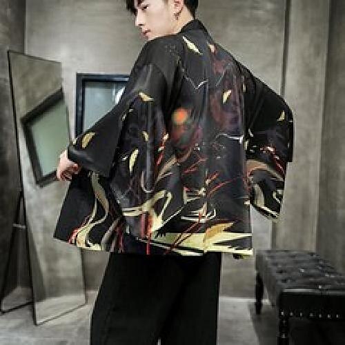 Men's Shirts Cardigan Large Size Japanese Kimono Harajuku Shirt Casual Streetwear Hawaiian
Men's Shirts Cardigan Large Size Japanese Kimono Harajuku Shirt Casual Streetwear Hawaiian