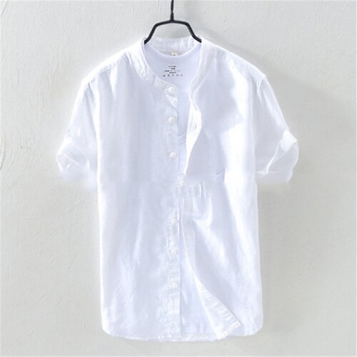 Men's Shirt Plain Stand Collar Light Yellow Gray / Navy Yellow Light Blue Gray Casual Daily Short Sleeve Clothing Apparel Cotton Simple Casual Breathable Comfortable
Men's Shirt Plain Stand Collar Light Yellow Gray / Navy Yellow Light Blue Gray Casual Daily Short Sleeve Clothing Apparel Cotton Simple Casual Breathable Comfortable