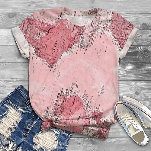 Per donna Taglia grossa Top maglietta Pop art Stampa Manica corta Girocollo Essenziale Giornaliero Per eventi Jersey di cotone spandex Primavera Estate Rosa / Plus Size / Plus Size
Per donna Taglia grossa Top maglietta Pop art Stampa Manica corta Girocollo Essenziale Giornaliero Per eventi Jersey di cotone spandex Primavera Estate Rosa / Plus Size / Plus Size