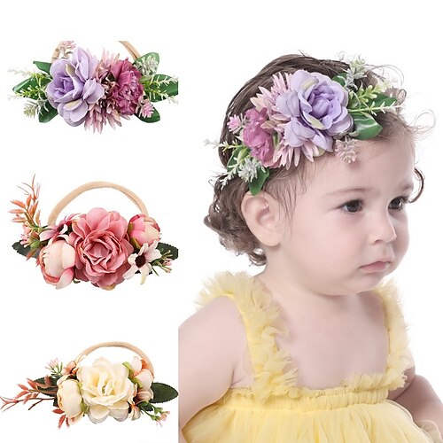 Kids Baby Girls' Creative Color Simulation Flower Children's Nylon Stretch Headband Fashion Baby Super Soft Hair Accessories
Kids Baby Girls' Creative Color Simulation Flower Children's Nylon Stretch Headband Fashion Baby Super Soft Hair Accessories