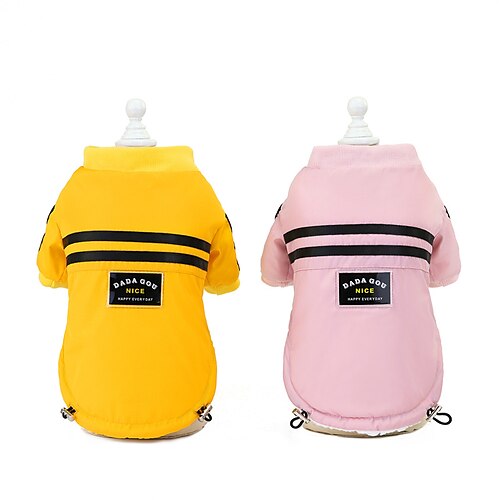 Dog Cat Dog clothes Stripes Solid Colored Stripes Dailywear Casual / Daily Winter Dog Clothes Puppy Clothes Dog Outfits Warm Yellow Pink Costume for Girl and Boy Dog Padded Fabric Polyester S M L XL
Dog Cat Dog clothes Stripes Solid Colored Stripes Dailywear Casual / Daily Winter Dog Clothes Puppy Clothes Dog Outfits Warm Yellow Pink Costume for Girl and Boy Dog Padded Fabric Polyester S M L XL