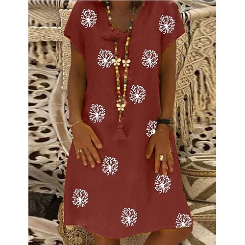 Women's Casual Dress Midi Dress Green Black Dark Blue Short Sleeve Spring Summer S M L XL 2XL 3XL 4XL
Women's Casual Dress Midi Dress Green Black Dark Blue Short Sleeve Spring Summer S M L XL 2XL 3XL 4XL