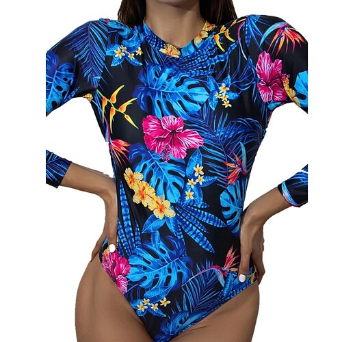 Women's Swimwear Rash Guard Diving Normal Swimsuit Slim Florals 2165 Picture 1 2165 Picture 2 2165 Figure 3 Bathing Suits New Sexy Sports / Padded Bras
Women's Swimwear Rash Guard Diving Normal Swimsuit Slim Florals 2165 Picture 1 2165 Picture 2 2165 Figure 3 Bathing Suits New Sexy Sports / Padded Bras