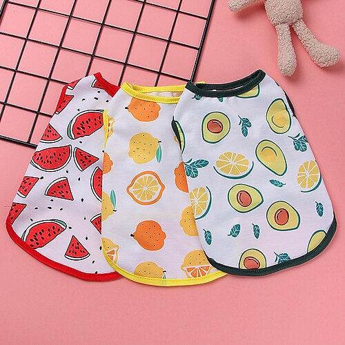 Dog Cat Vest Fruit Elegant Adorable Cute Dailywear Casual / Daily Dog Clothes Puppy Clothes Dog Outfits Breathable Yellow Red Green Costume for Girl and Boy Dog Polyster XS S M L XL
Dog Cat Vest Fruit Elegant Adorable Cute Dailywear Casual / Daily Dog Clothes Puppy Clothes Dog Outfits Breathable Yellow Red Green Costume for Girl and Boy Dog Polyster XS S M L XL