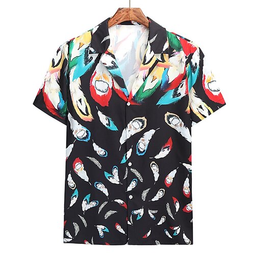 Men's Shirt Geometric Classic Collar Holiday Beach Print Tops Tropical Beach Black
Men's Shirt Geometric Classic Collar Holiday Beach Print Tops Tropical Beach Black