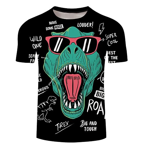 Per uomo Unisex maglietta Magliette Dinosauro Stampe astratte Girocollo Blu Verde scuro Verde / bianco Azzurro Nero Stampa 3D Plus Size Informale Giornaliero Manica corta Stampa 3D Abbigliamento
Per uomo Unisex maglietta Magliette Dinosauro Stampe astratte Girocollo Blu Verde scuro Verde / bianco Azzurro Nero Stampa 3D Plus Size Informale Giornaliero Manica corta Stampa 3D Abbigliamento
