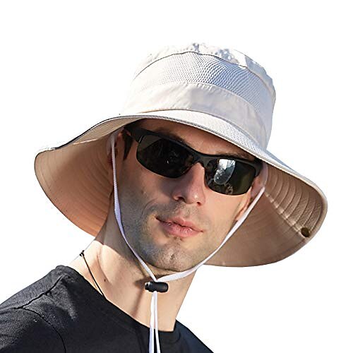 sun hats fishing hat wide brim outdoor upf 50 protection bucket mesh boonie hat adjustable hiking hat for men and women (beige)
sun hats fishing hat wide brim outdoor upf 50 protection bucket mesh boonie hat adjustable hiking hat for men and women (beige)