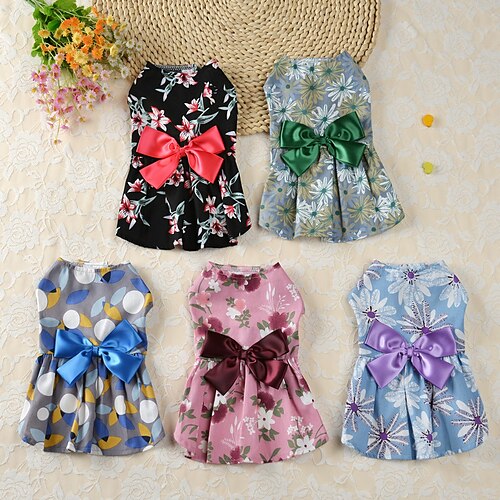 Dog Cat Dress Elegant Adorable Cute Dailywear Casual / Daily Dog Clothes Puppy Clothes Dog Outfits Breathable Black Blue Pink Costume for Girl and Boy Dog Fabric XS S M L XL
Dog Cat Dress Elegant Adorable Cute Dailywear Casual / Daily Dog Clothes Puppy Clothes Dog Outfits Breathable Black Blue Pink Costume for Girl and Boy Dog Fabric XS S M L XL