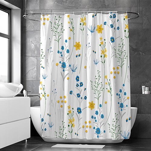 Waterproof Fabric Shower Curtain Bathroom Decoration and Modern and Floral / Botanicals 72 Inch
Waterproof Fabric Shower Curtain Bathroom Decoration and Modern and Floral / Botanicals 72 Inch