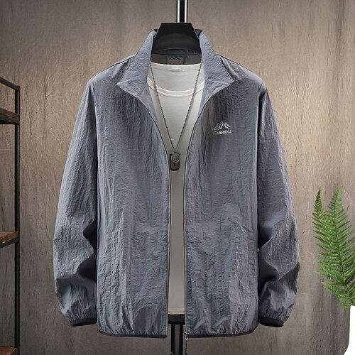 Men's UPF 50 UV Sun Protection Zip Up Hoodie Long Sleeve Fishing Running Hiking Jacket Windbreaker Summer Outdoor Quick Dry Lightweight Breathable Outerwear Coat Top Hunting Climbing
Men's UPF 50 UV Sun Protection Zip Up Hoodie Long Sleeve Fishing Running Hiking Jacket Windbreaker Summer Outdoor Quick Dry Lightweight Breathable Outerwear Coat Top Hunting Climbing