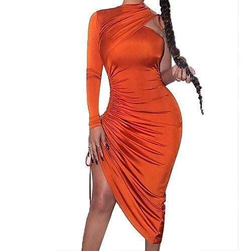 Women's Party Dress Midi Dress Black Orange Red Half Sleeve Fall Spring Autumn Christmas S M L XL XXL XXXL
Women's Party Dress Midi Dress Black Orange Red Half Sleeve Fall Spring Autumn Christmas S M L XL XXL XXXL
