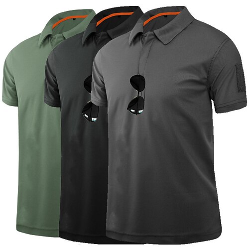 Men's T shirt Hiking Tee shirt Tactical Military Shirt Short Sleeve Tee Tshirt Top Outdoor Breathable Quick Dry Lightweight Sweat wicking Summer Green Black Gray Fishing Climbing Camping / Hiking
Men's T shirt Hiking Tee shirt Tactical Military Shirt Short Sleeve Tee Tshirt Top Outdoor Breathable Quick Dry Lightweight Sweat wicking Summer Green Black Gray Fishing Climbing Camping / Hiking