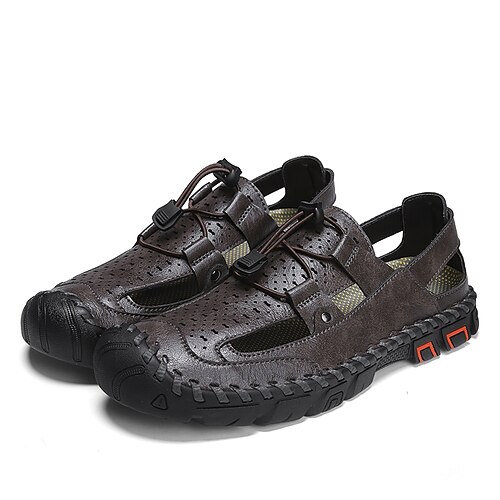 Men's Sandals Casual Classic Daily Outdoor PU Light Brown Dark Brown Black Spring Summer
Men's Sandals Casual Classic Daily Outdoor PU Light Brown Dark Brown Black Spring Summer