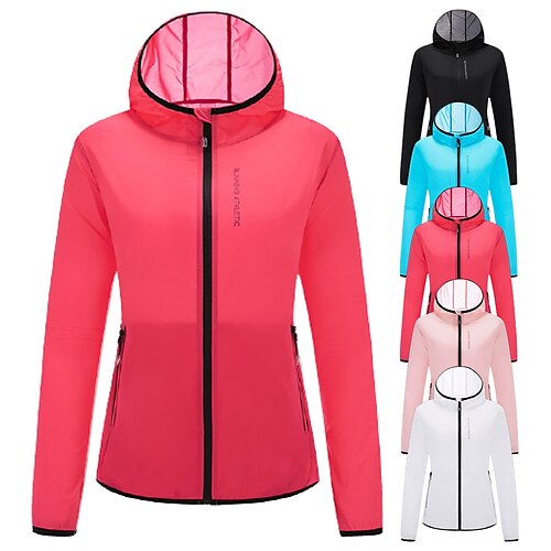 Men's Women's Rain Jacket Windbreaker UPF 50 UV Sun Protection Zip Up Hoodie Long Sleeve Fishing Running Hiking Jacket Summer Outdoor Packable Quick Dry Outerwear Jacket Top Climbing
Men's Women's Rain Jacket Windbreaker UPF 50 UV Sun Protection Zip Up Hoodie Long Sleeve Fishing Running Hiking Jacket Summer Outdoor Packable Quick Dry Outerwear Jacket Top Climbing