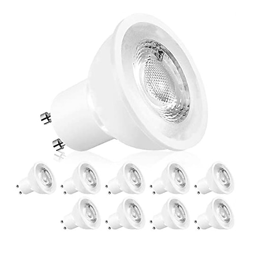 

LED Bulb 10pcs Lampada GU10 6W 220V-240V Bombillas LED Lamp Spotlight Lampara LED Spot Light 38 degree 85-265V