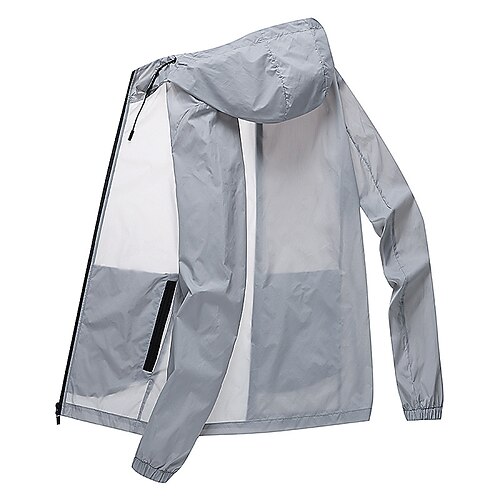 Men's UPF 50 Clothing UV Sun Protection Lightweight Jacket Zip Up Hoodie Jacket Windbreaker Summer Cooling Sun Shirt with Pockets Quick Dry Packable Coat Top Hiking Fishing Outdoor Performance
Men's UPF 50 Clothing UV Sun Protection Lightweight Jacket Zip Up Hoodie Jacket Windbreaker Summer Cooling Sun Shirt with Pockets Quick Dry Packable Coat Top Hiking Fishing Outdoor Performance