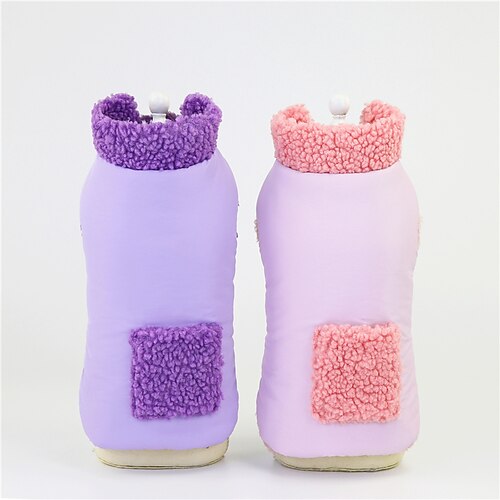 Dog Cat Vest Color Block Cute Sweet Dailywear Casual / Daily Winter Dog Clothes Puppy Clothes Dog Outfits Warm Purple Pink Costume for Girl and Boy Dog Cotton S M L XL XXL
Dog Cat Vest Color Block Cute Sweet Dailywear Casual / Daily Winter Dog Clothes Puppy Clothes Dog Outfits Warm Purple Pink Costume for Girl and Boy Dog Cotton S M L XL XXL
