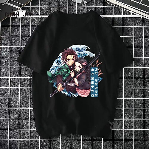 Demon Slayer Cosplay Cosplay kostume T-shirt Anime Trykt mønster Harajuku Grafisk Kawaii T恤衫 T-shirt Til Herre Dame Voksne Polyester / bomuldsblanding
Demon Slayer Cosplay Cosplay kostume T-shirt Anime Trykt mønster Harajuku Grafisk Kawaii T恤衫 T-shirt Til Herre Dame Voksne Polyester / bomuldsblanding