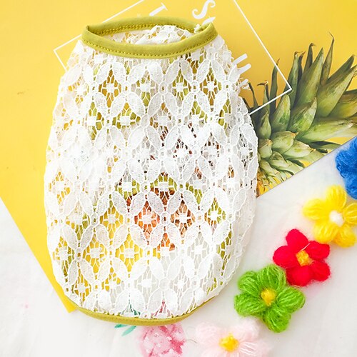 Dog Cat Vest Lace Elegant Adorable Cute Dailywear Casual / Daily Dog Clothes Puppy Clothes Dog Outfits Breathable White Costume for Girl and Boy Dog Cotton XS S M L XL XXL
Dog Cat Vest Lace Elegant Adorable Cute Dailywear Casual / Daily Dog Clothes Puppy Clothes Dog Outfits Breathable White Costume for Girl and Boy Dog Cotton XS S M L XL XXL