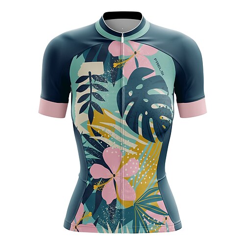 21Grams Women's Cycling Jersey Short Sleeve Bike Jersey Top with 3 Rear Pockets Mountain Bike MTB Road Bike Cycling Fast Dry Breathable Quick Dry Moisture Wicking Green Yellow Dark Green Floral
21Grams Women's Cycling Jersey Short Sleeve Bike Jersey Top with 3 Rear Pockets Mountain Bike MTB Road Bike Cycling Fast Dry Breathable Quick Dry Moisture Wicking Green Yellow Dark Green Floral
