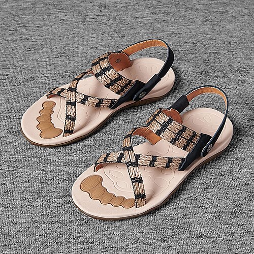 Men's Sandals Loafers Slip-Ons Casual Classic Home Daily Rubber Black Beige Spring Summer
Men's Sandals Loafers Slip-Ons Casual Classic Home Daily Rubber Black Beige Spring Summer