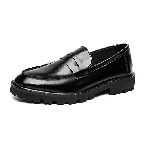 Men's Loafers & Slip-Ons Classic British Daily PU Breathable Black White Spring Summer
Men's Loafers & Slip-Ons Classic British Daily PU Breathable Black White Spring Summer