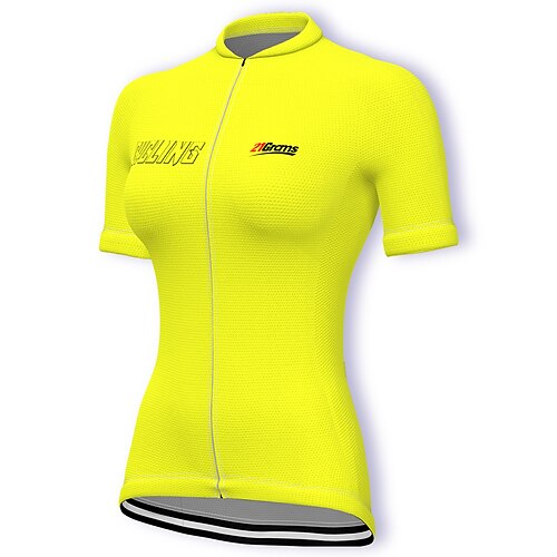 21Grams Women's Cycling Jersey Short Sleeve Bike Jersey Top with 3 Rear Pockets Mountain Bike MTB Road Bike Cycling Fast Dry Breathable Quick Dry Moisture Wicking Yellow Polyester Spandex Sports
21Grams Women's Cycling Jersey Short Sleeve Bike Jersey Top with 3 Rear Pockets Mountain Bike MTB Road Bike Cycling Fast Dry Breathable Quick Dry Moisture Wicking Yellow Polyester Spandex Sports