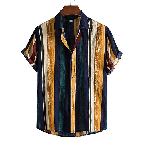 Per uomo Camicia Camicia hawaiana Camicia grafica Camicia Aloha A strisce Collo ripiegabile Giallo Informale Giornaliero Manica corta Bottone giù Abbigliamento Lino Di tendenza Hawaiano Originale
Per uomo Camicia Camicia hawaiana Camicia grafica Camicia Aloha A strisce Collo ripiegabile Giallo Informale Giornaliero Manica corta Bottone giù Abbigliamento Lino Di tendenza Hawaiano Originale