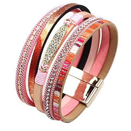 muerdou infinity braccialetti in pelle per le donne braccialetti fatti a mano avvolgenti bracciali boho per le donne teen girl boy pink
muerdou infinity braccialetti in pelle per le donne braccialetti fatti a mano avvolgenti bracciali boho per le donne teen girl boy pink