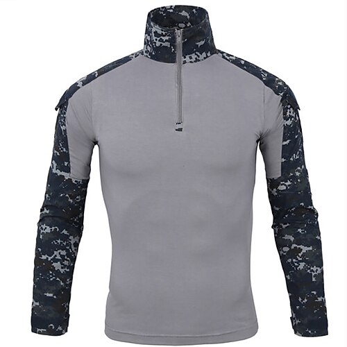 Men's Combat Shirt Tactical Military Shirt Camo Shirt Camo / Camouflage Long Sleeve Outdoor Spring Summer Breathable Quick Dry Sweat wicking Shirt Cotton Hunting Military / Tactical Training Combat
Men's Combat Shirt Tactical Military Shirt Camo Shirt Camo / Camouflage Long Sleeve Outdoor Spring Summer Breathable Quick Dry Sweat wicking Shirt Cotton Hunting Military / Tactical Training Combat