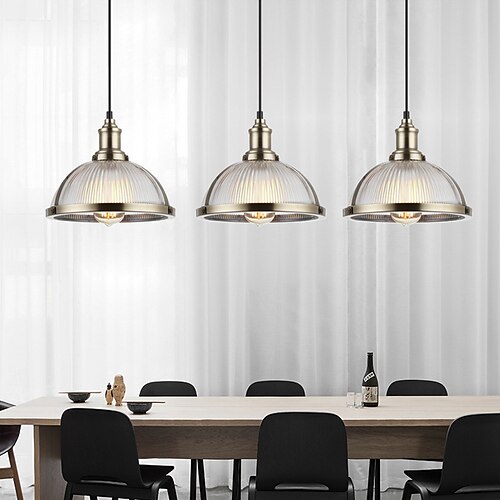 LED Industrial Pendant Light Vintage Glass Metal 26cm Electroplated Chrome Bronze Metal Country Glass Lampshade
LED Industrial Pendant Light Vintage Glass Metal 26cm Electroplated Chrome Bronze Metal Country Glass Lampshade