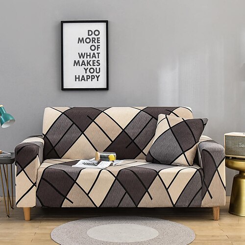 Stretch Sofa Cover Slipcover Elastic Sectional Couch Armchair Loveseat 4 or 3 seater L shape Brown Geometric Soft Durable Washable
Stretch Sofa Cover Slipcover Elastic Sectional Couch Armchair Loveseat 4 or 3 seater L shape Brown Geometric Soft Durable Washable