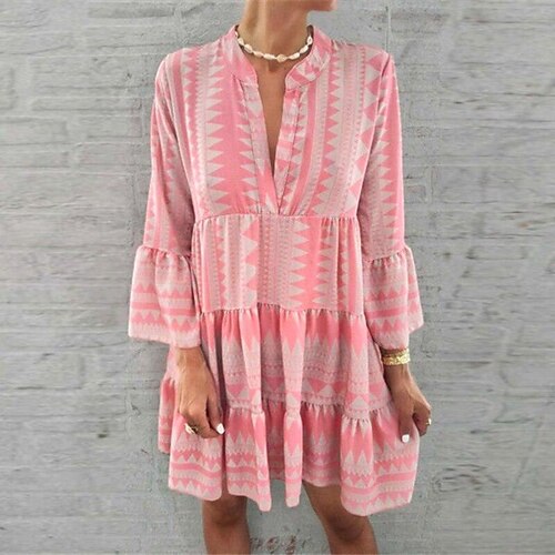 Women's T Shirt Dress Tee Dress YC0161-Apricot YC0161-white light pink YC0161-WhiteRed Long Sleeve Patchwork Winter Fall Autumn V Neck Winter Dress Fall Dress S M L XL
Women's T Shirt Dress Tee Dress YC0161-Apricot YC0161-white light pink YC0161-WhiteRed Long Sleeve Patchwork Winter Fall Autumn V Neck Winter Dress Fall Dress S M L XL