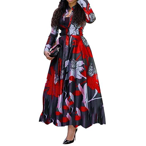Per donna Abito chemisier Abito da lavoro Abito linea A Abito lungo Abito lungo Rosso Blu Fucsia Manica lunga Floreale Stampa Primavera Colletto Elegante Vestito estivo Abito primaverile 2022 M L XL
Per donna Abito chemisier Abito da lavoro Abito linea A Abito lungo Abito lungo Rosso Blu Fucsia Manica lunga Floreale Stampa Primavera Colletto Elegante Vestito estivo Abito primaverile 2022 M L XL