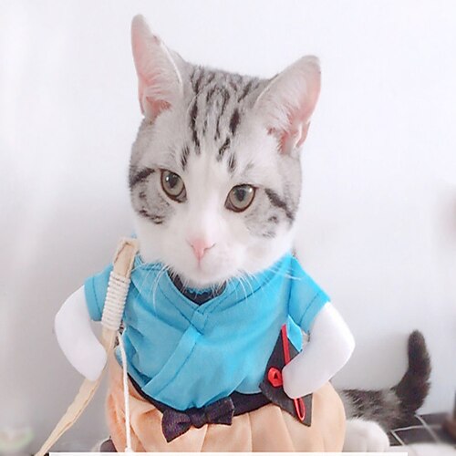 Dog Costume Bowknot Cartoon Casual / Daily Birthday Dog Clothes Puppy Clothes Dog Outfits Breathable Blue Costume for Girl and Boy Dog Polyester S M L XL
Dog Costume Bowknot Cartoon Casual / Daily Birthday Dog Clothes Puppy Clothes Dog Outfits Breathable Blue Costume for Girl and Boy Dog Polyester S M L XL