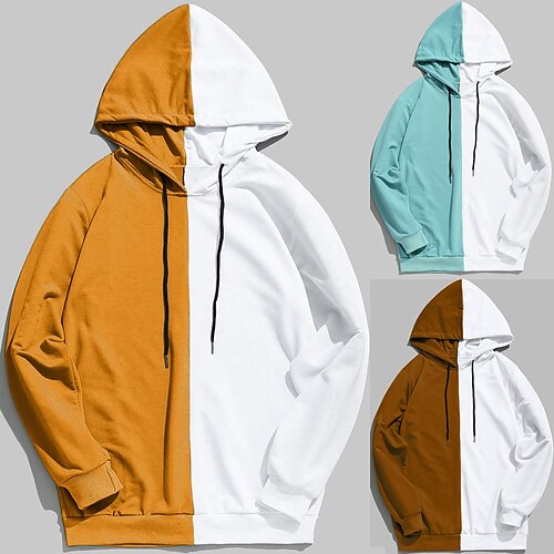 Men's Pullover Hoodie Sweatshirt Long Sleeve Outerwear Top Slim Patchwork Outdoor Hooded with Pocket Windproof Quick Dry Lightweight Breathable Fall Spring Black Blue Red Hunting Fishing Climbing
Men's Pullover Hoodie Sweatshirt Long Sleeve Outerwear Top Slim Patchwork Outdoor Hooded with Pocket Windproof Quick Dry Lightweight Breathable Fall Spring Black Blue Red Hunting Fishing Climbing