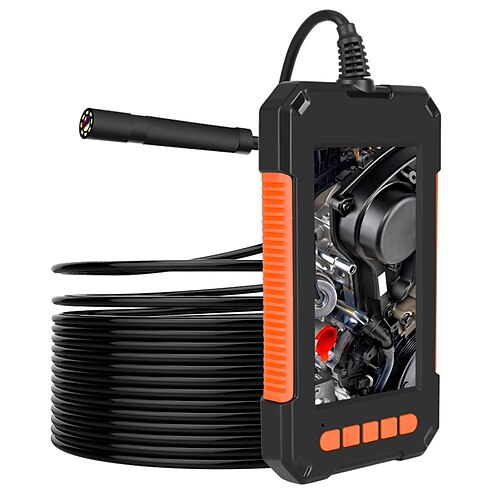 

Pipeline Industrial Endoscope 2MP Camera 4.3 inch Screen 1080P HD Lens Inspection Camera IP68 Waterproof Snake Camera With 8 Adjustable LED