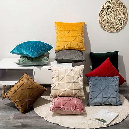 Dutch Velvet Pillow Covers Solid Colored Decorative Square Pillowcase Soft Solid Diamond Cushion Case for Sofa Bedroom
Dutch Velvet Pillow Covers Solid Colored Decorative Square Pillowcase Soft Solid Diamond Cushion Case for Sofa Bedroom