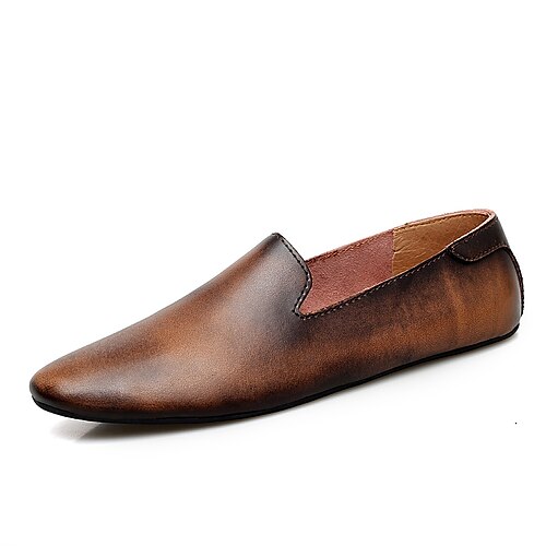 Men's Loafers Slip-Ons Comfort Loafers British Style Plaid Shoes Comfort Shoes Casual British Daily Office Career Cowhide Black Gray Brown Fall Spring
Men's Loafers Slip-Ons Comfort Loafers British Style Plaid Shoes Comfort Shoes Casual British Daily Office Career Cowhide Black Gray Brown Fall Spring