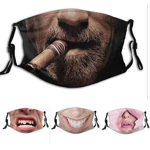 Men's Face cover Cotton Streetwear Home Adults Mouth Mask Reusable Anti Dust Mask Washable Mouth Protector 3D Print
Men's Face cover Cotton Streetwear Home Adults Mouth Mask Reusable Anti Dust Mask Washable Mouth Protector 3D Print